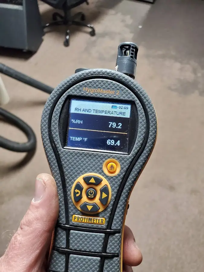 Moisture meter humidity assessment for Fire & Smoke Damage Restoration in Groveland
